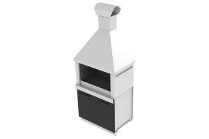 BBQ-M900 middle barbecue module with hood for outdoor kitchen