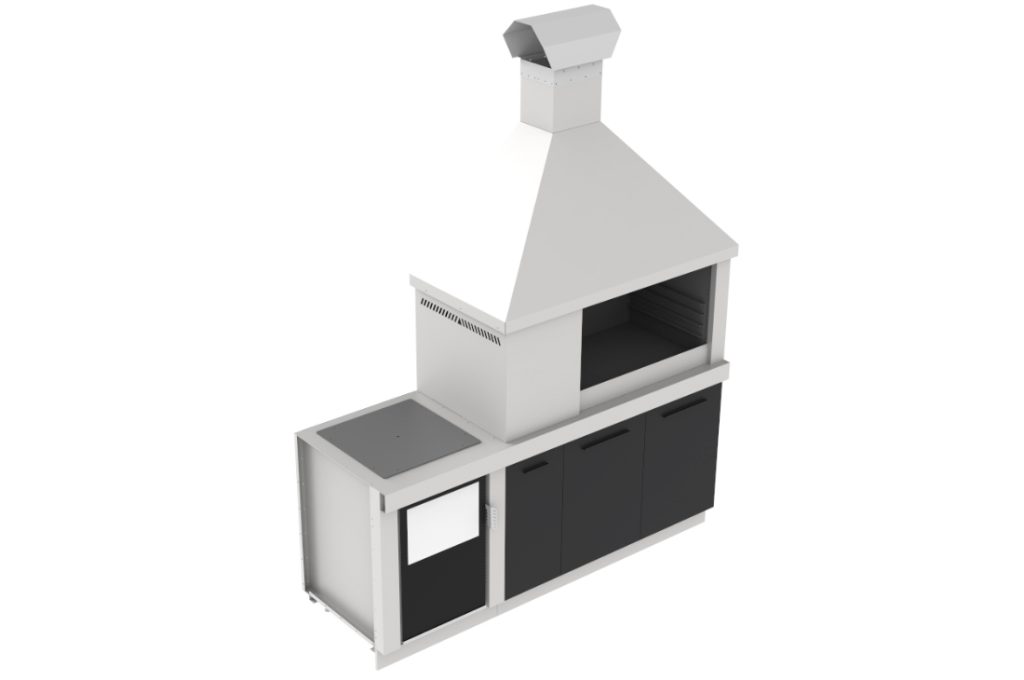 Середній модуль вуличної кухні KUKO Барбекю BBQ-ML1800