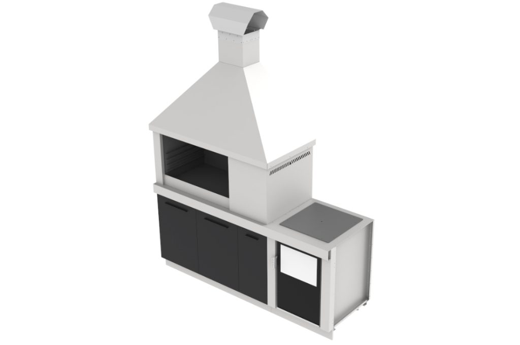 Середній модуль вуличної кухні KUKO Барбекю BBQ-MR1800