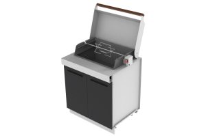 Grill M-750 middle charcoal grill module for outdoor kitchen