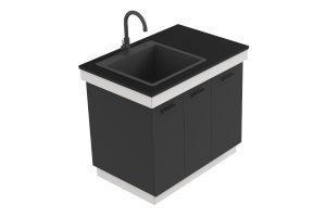 Кінцевий модуль вуличної кухні KUKO L-900Wa